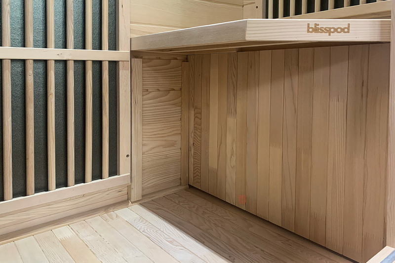 Blisspod | Vienna | Far Infrared Sauna | Canadian Hemlock Wood | Low EMF | 1 Person