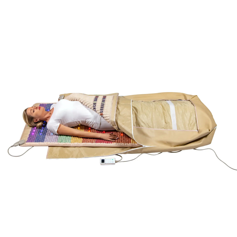 HealthyLine Rainbow Chakra 360 Wrap Set – PEMF & Infrared Sauna Wrap System