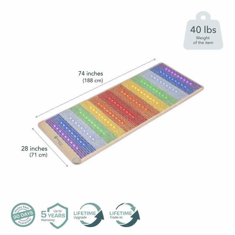 HealthyLine Rainbow Chakra Series PEMF Far Infrared Heating Mat