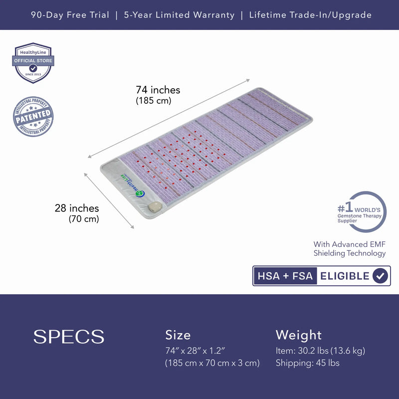 HealthyLine Platinum Series 360 Wrap Set – PEMF & Red Light Sauna Blanket