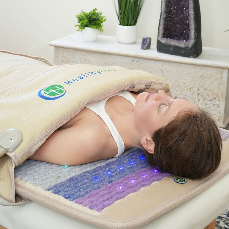 HealthyLine Rainbow Chakra 360 Wrap Set – PEMF & Infrared Sauna Wrap System