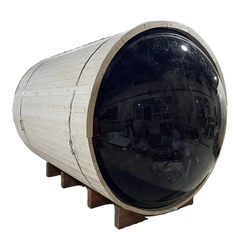 Red Cedar Barrel Outdoor Sauna – 2–4 Person, 1.8m or 2.4m