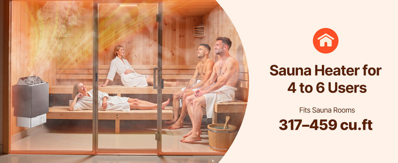 Succebuy Electric Sauna Heater – 3kW, 4.5kW, 6kW or 9kW, 220V