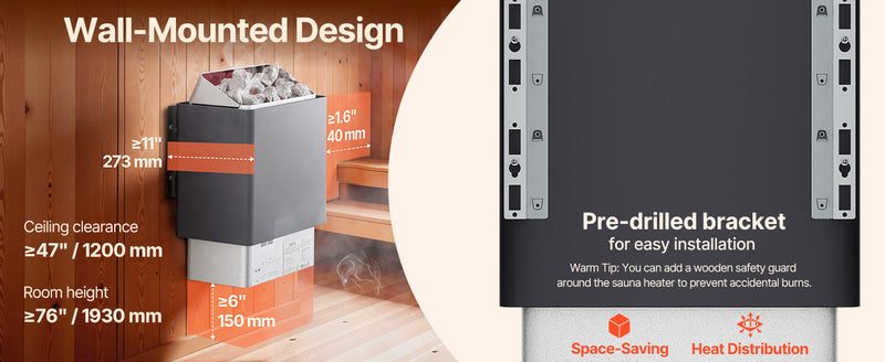 Succebuy Electric Sauna Heater – 3kW, 4.5kW, 6kW or 9kW, 220V