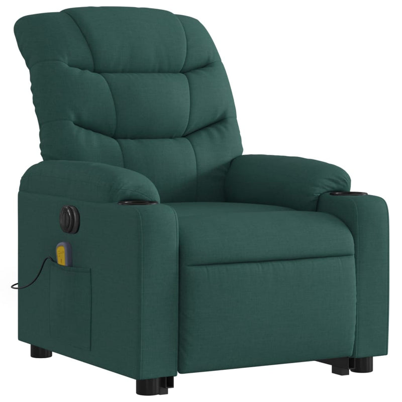 Electric Power Lift Recliner Chair with 6-Point Vibration Massage – Fabric Upholstery